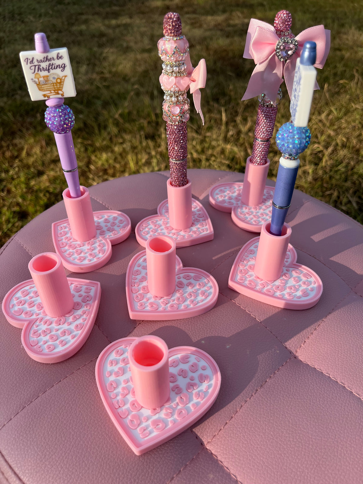 Heart Single Pen Holder for Regular/Rhinestone Pen
