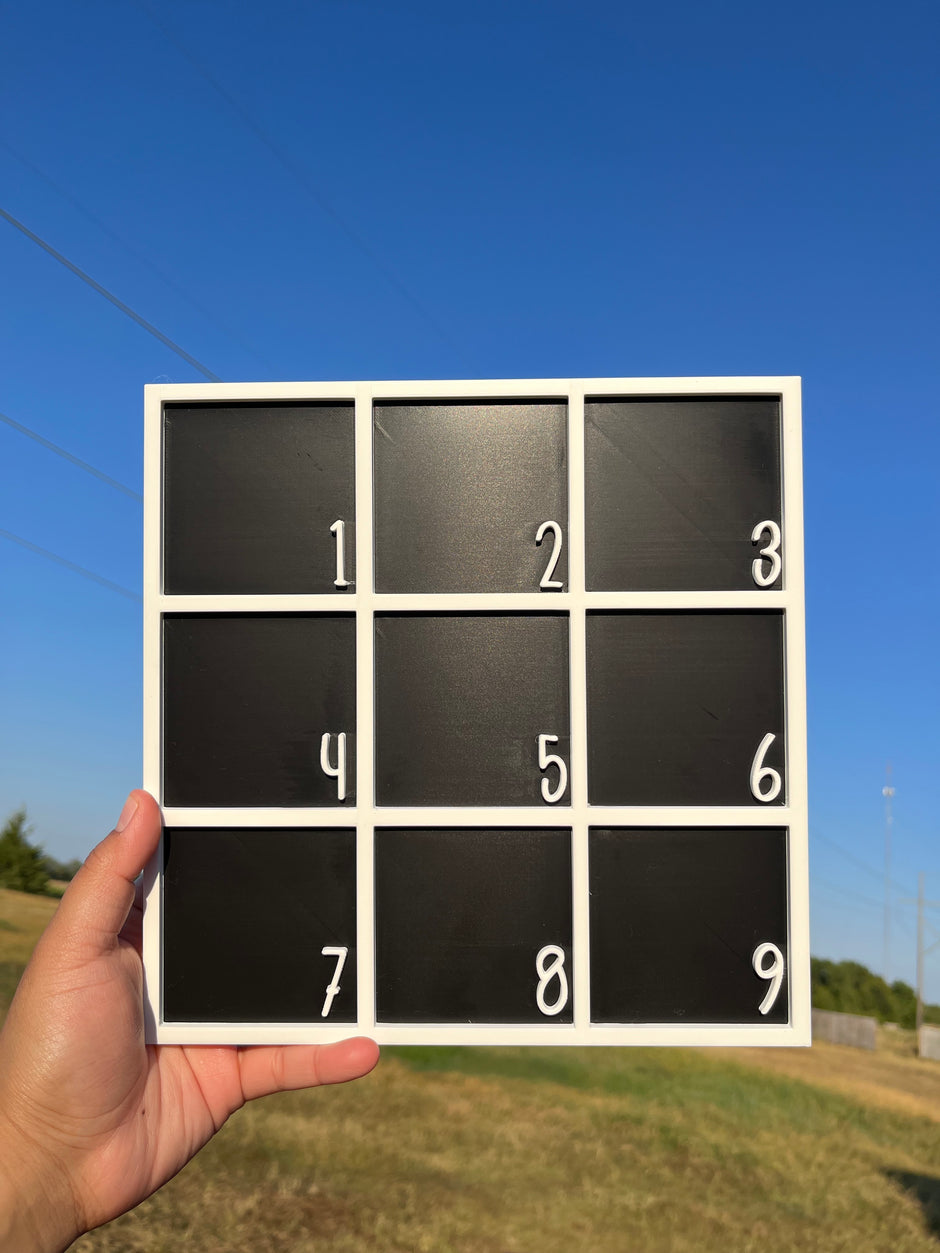 Claim Board 1-9