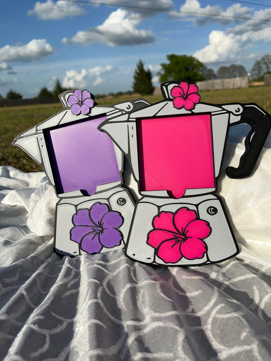 3D Printed “Coffee” Sticky Notes Holder