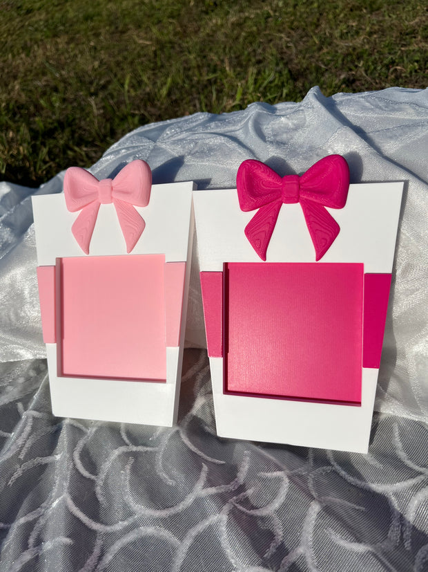 Bow Sticky Notes Holder