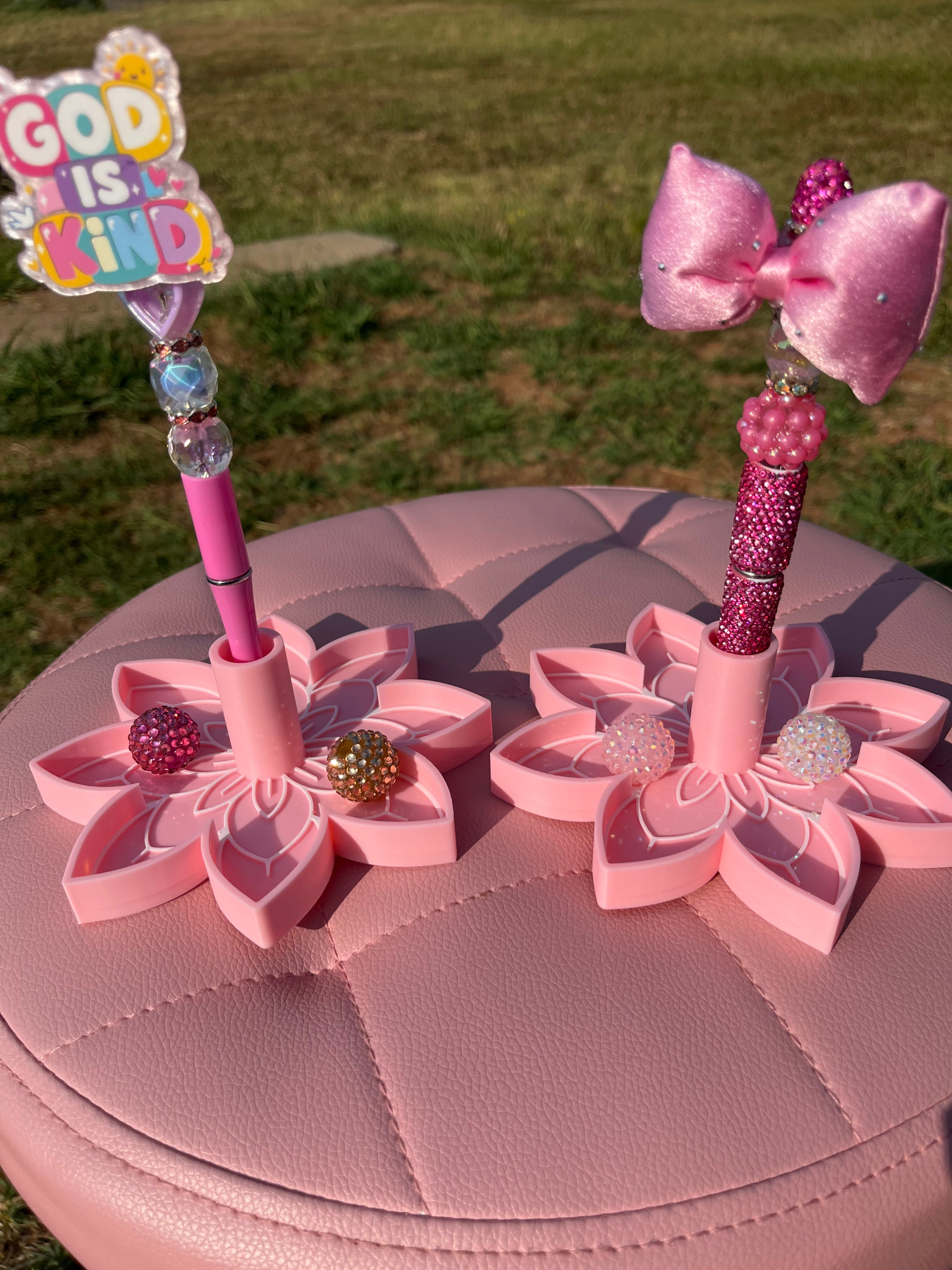 Flower Pen Stand with Tray