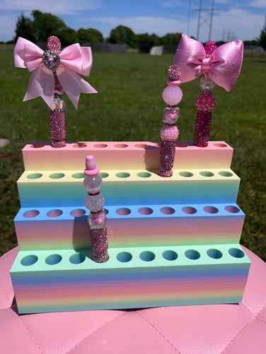 Pen Display for Clay Rhinestone Pens fits 40 pens (2 sizes)
