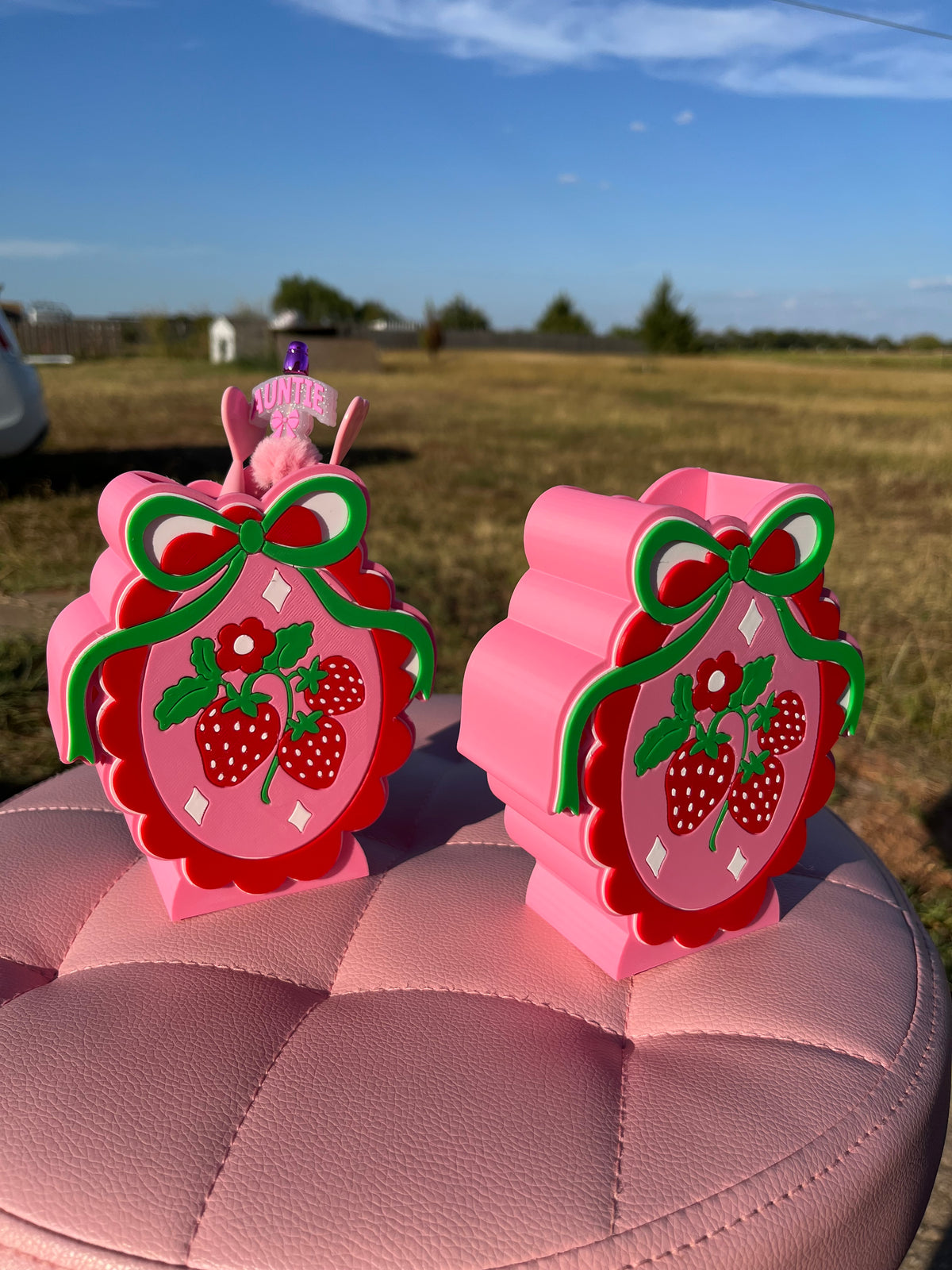 Strawberry Pen Holder