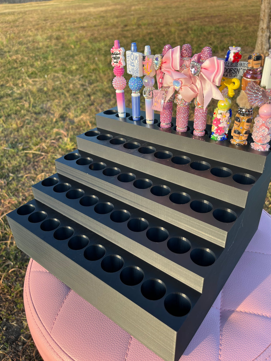 Universal Pen Display for 50 Pens with “lock-in” feature