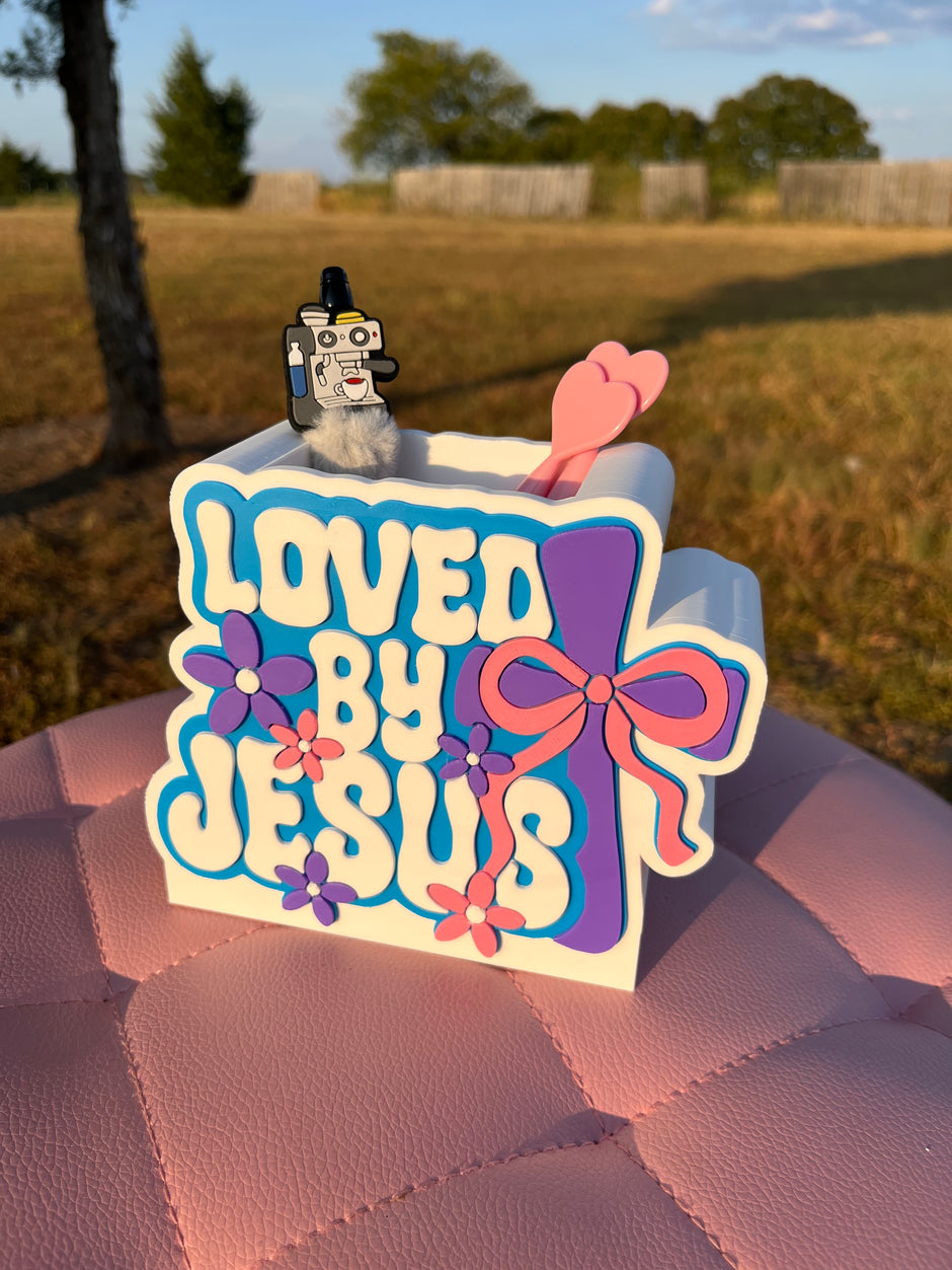 Loved by Jesus Pen Holder