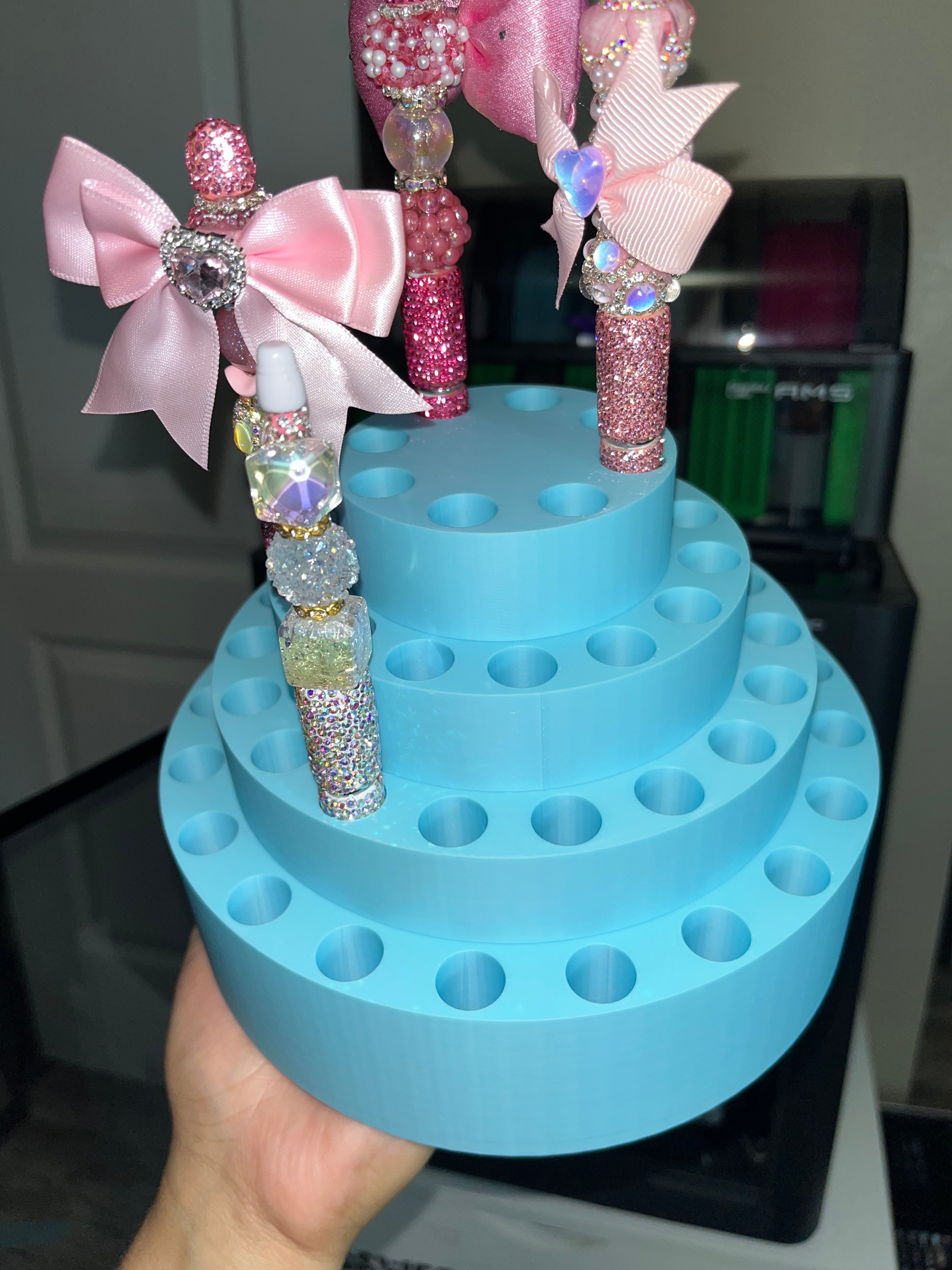 Round Pen Display for Fancy Clay Rhinestone Pens (fits 60 Pens)