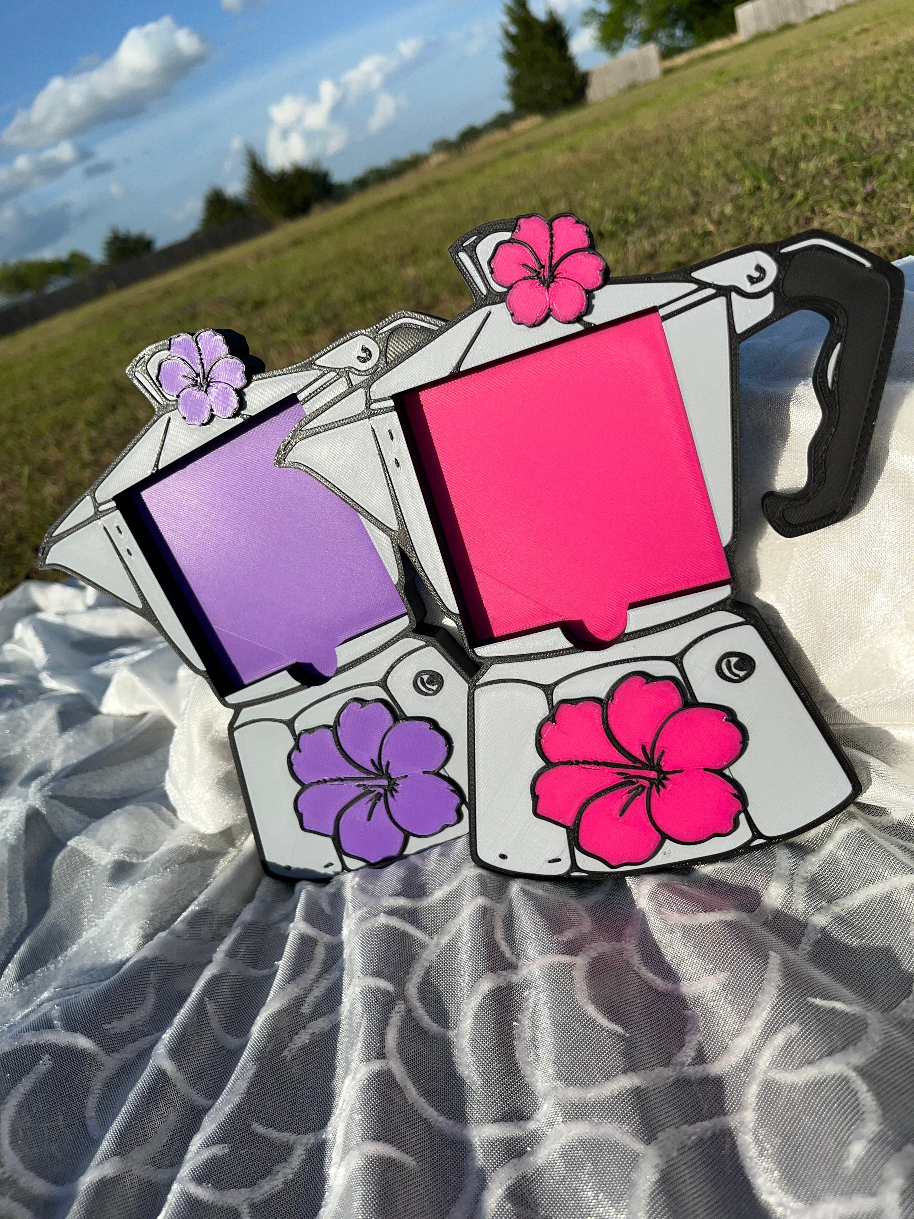 Coffee Sticky Notes Holder