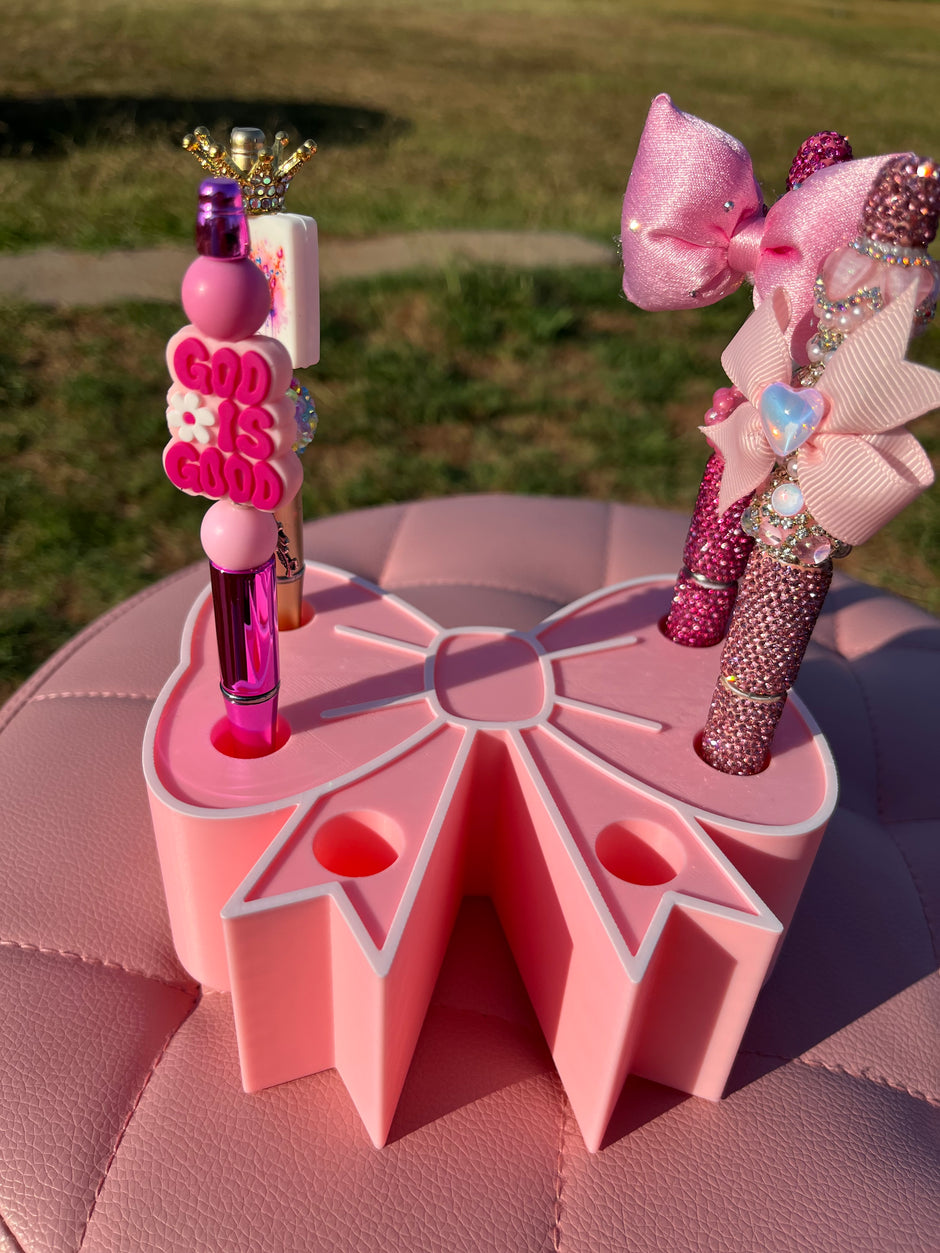 Bow Pen Display fits Regular or Rhinestone Pens