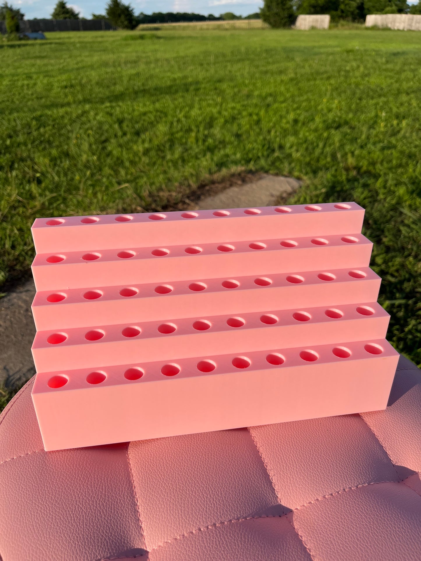 3D Printed Pen Display for Smaller Rhinestone Pens with NO Clay (50 slots)