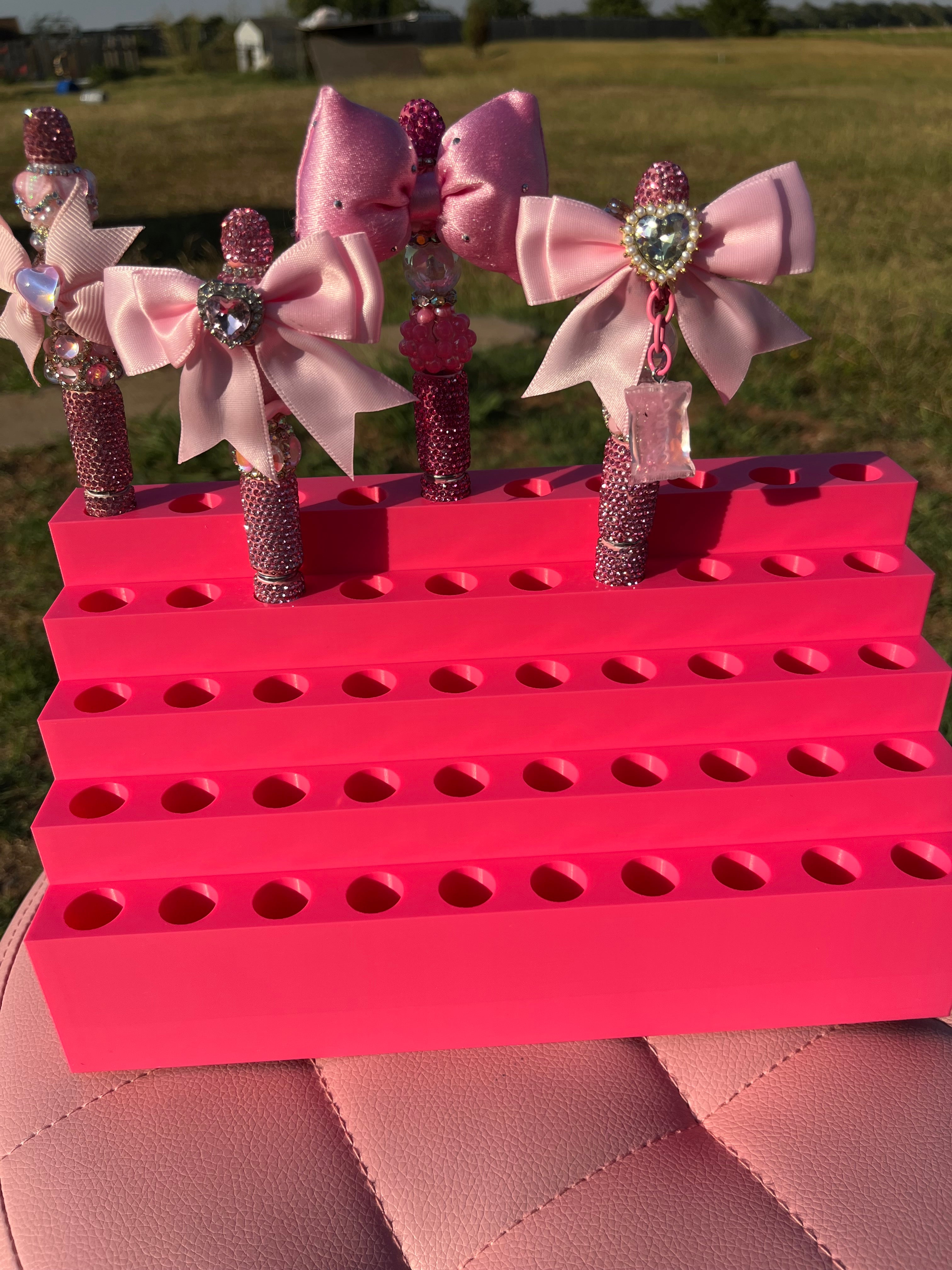 Pen Display for 50 Clay Rhinestone Pens (15mm)