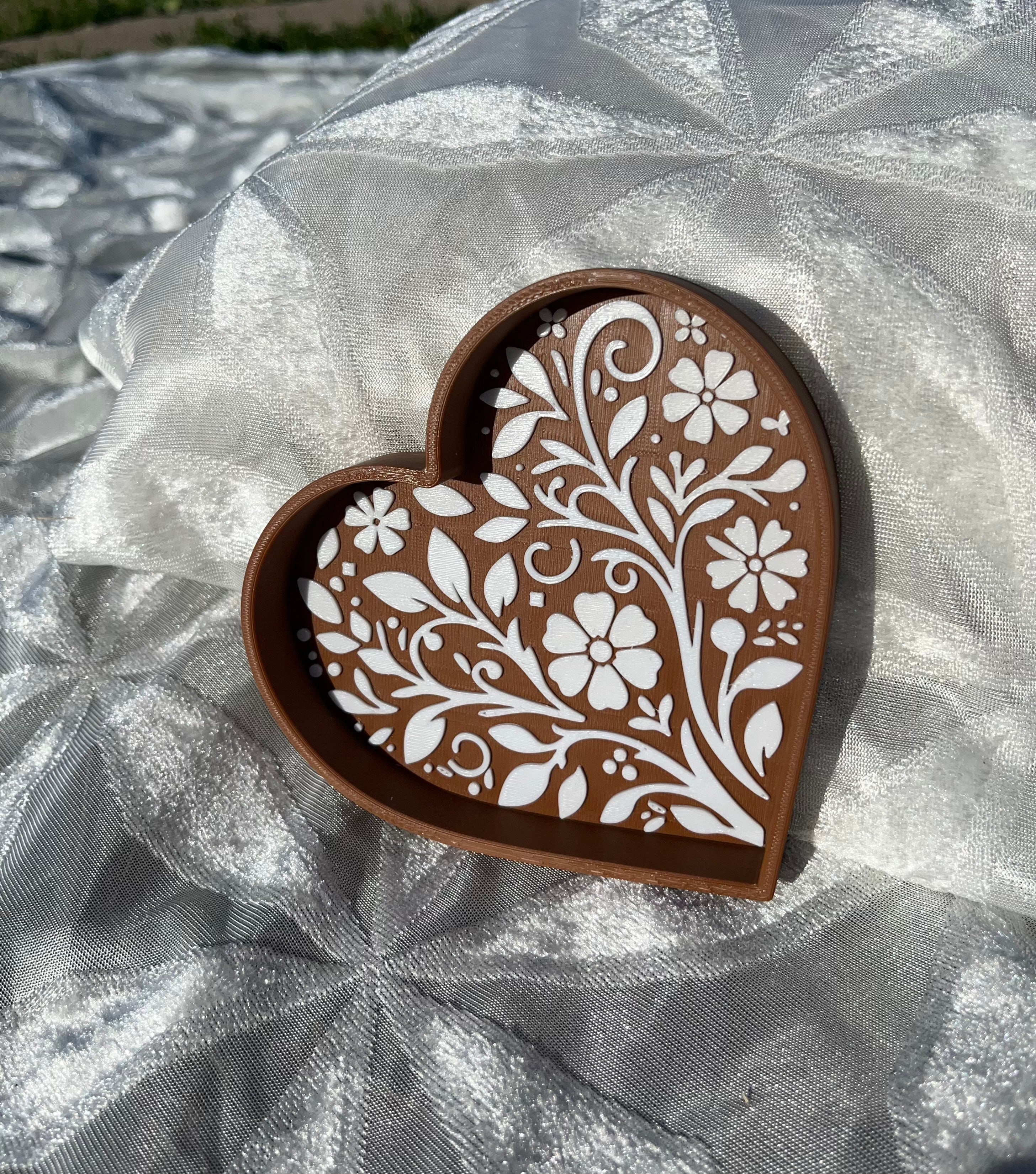 Heart Trinket Dish Tray