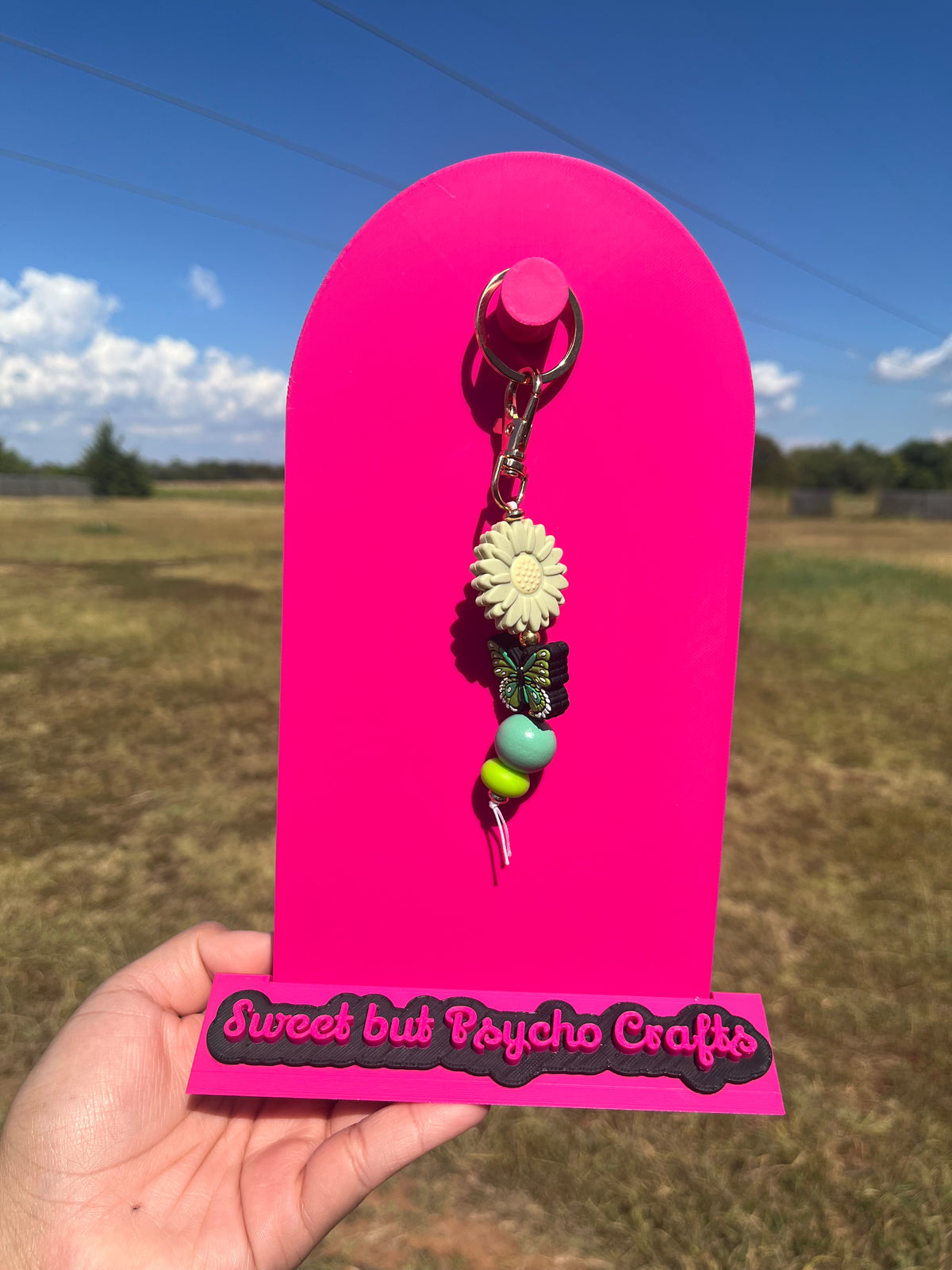 Keychain Display with name plate