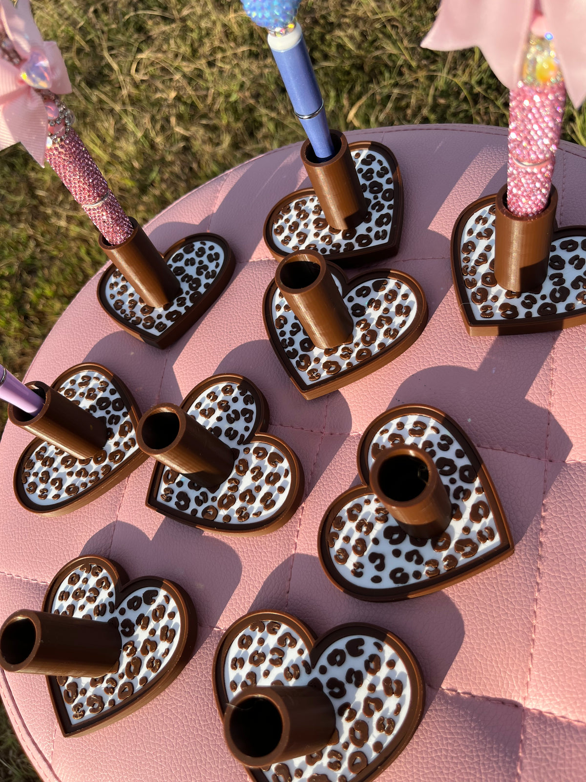 Heart Single Pen Holder for Regular/Rhinestone Pen