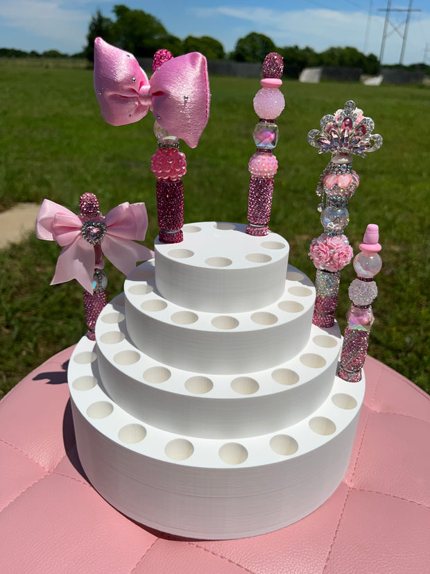 Round Pen Display for Fancy Clay Rhinestone Pens (fits 60 Pens)