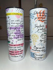 Faith & Bible Verses 20oz Stainless Steel Tumblers (Bilingual)