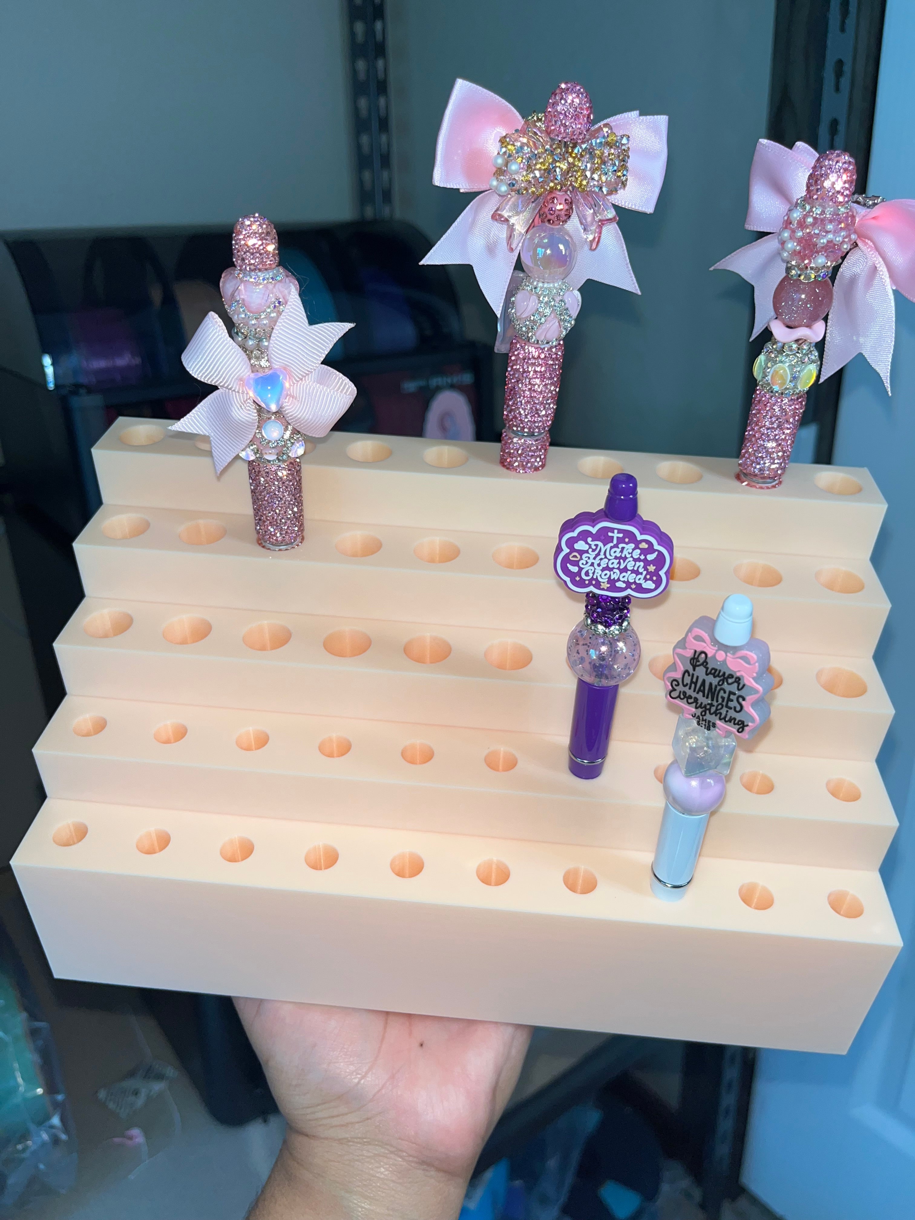 Pen Display for Regular & Rhinestones pens (fits 50 pens)