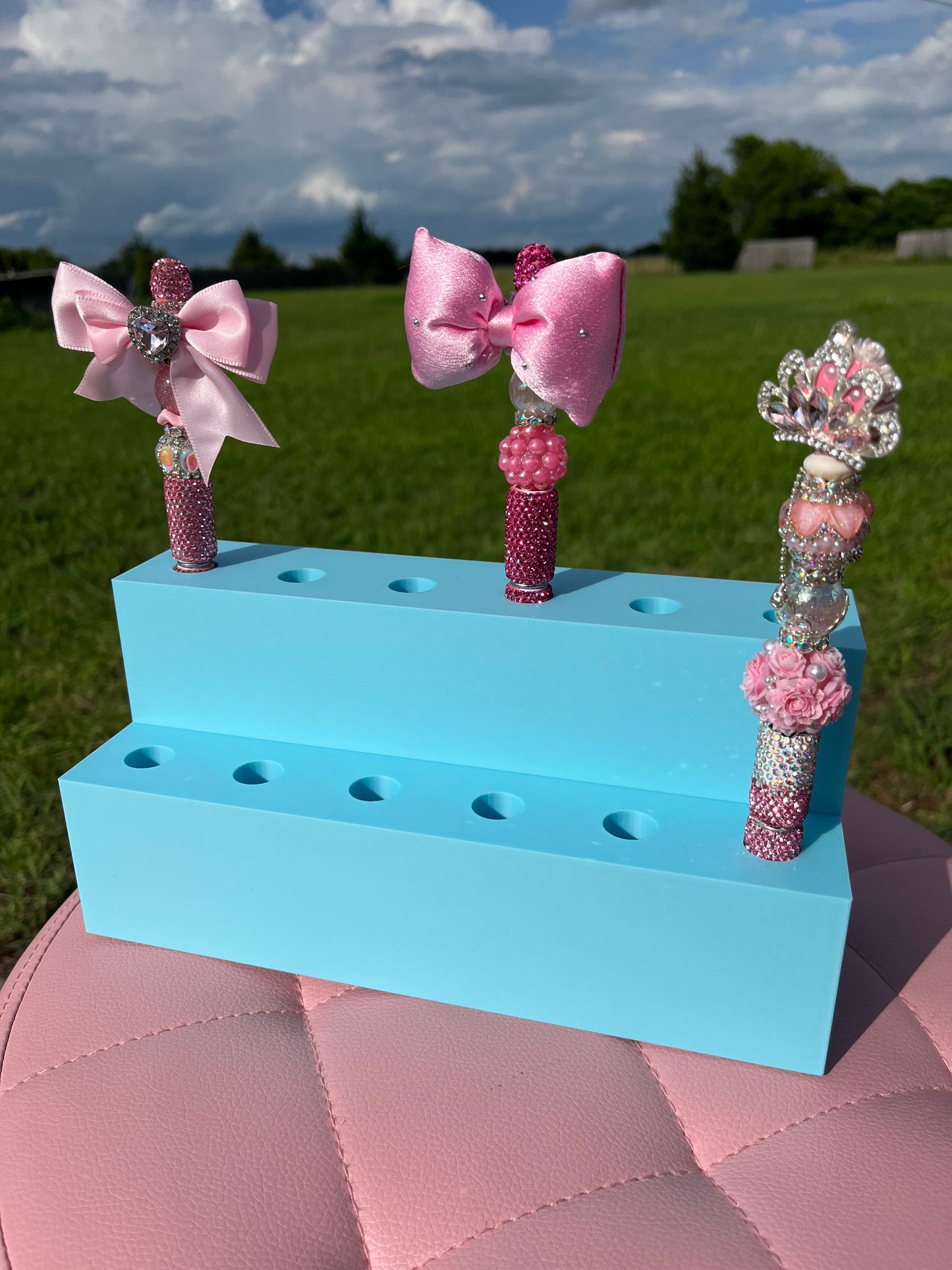 3D Printed Pen Display for Fancy/Rhinestone Pens (fits 12 pens)