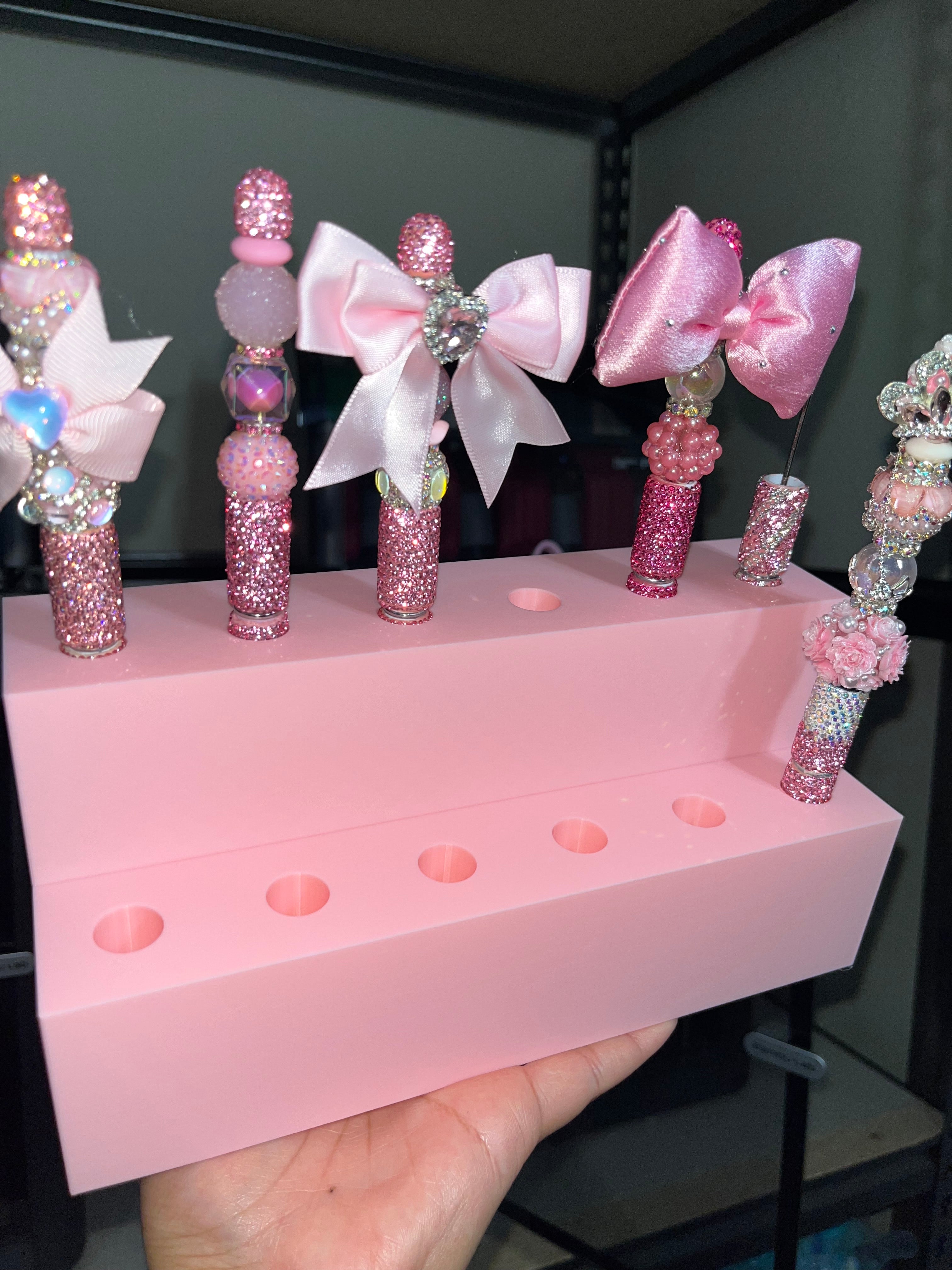 Pen Display for 12 Clay Rhinestone Pens (15mm)