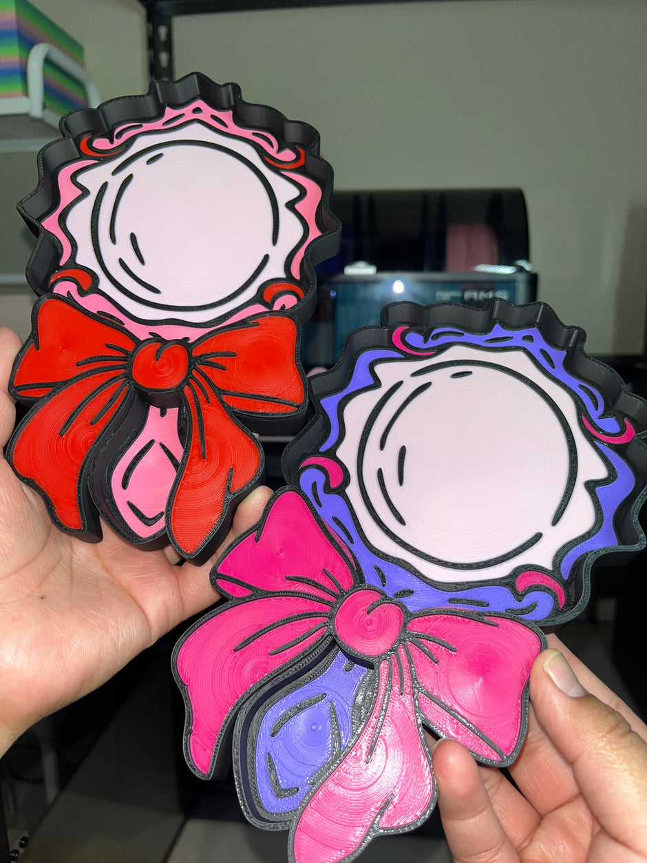 Handheld Mirror Trinket Dish