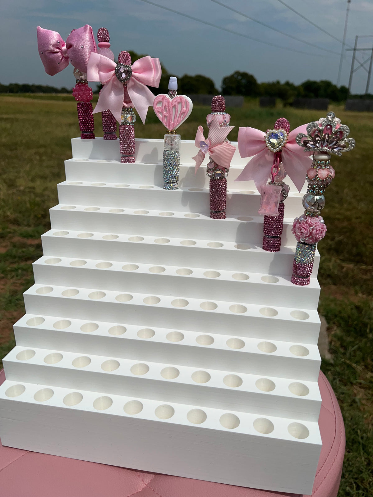Pen Display for 100 Clay Rhinestone Pens (15mm)