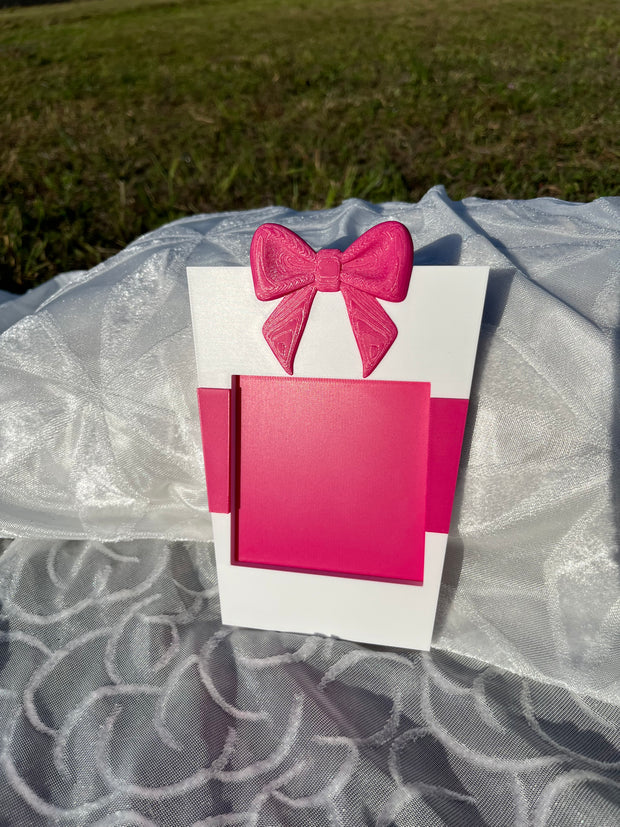 Bow Sticky Notes Holder