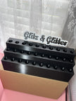 Pen Display for Clay Rhinestone Pens (fits 30 pens) with Name Plate Slot