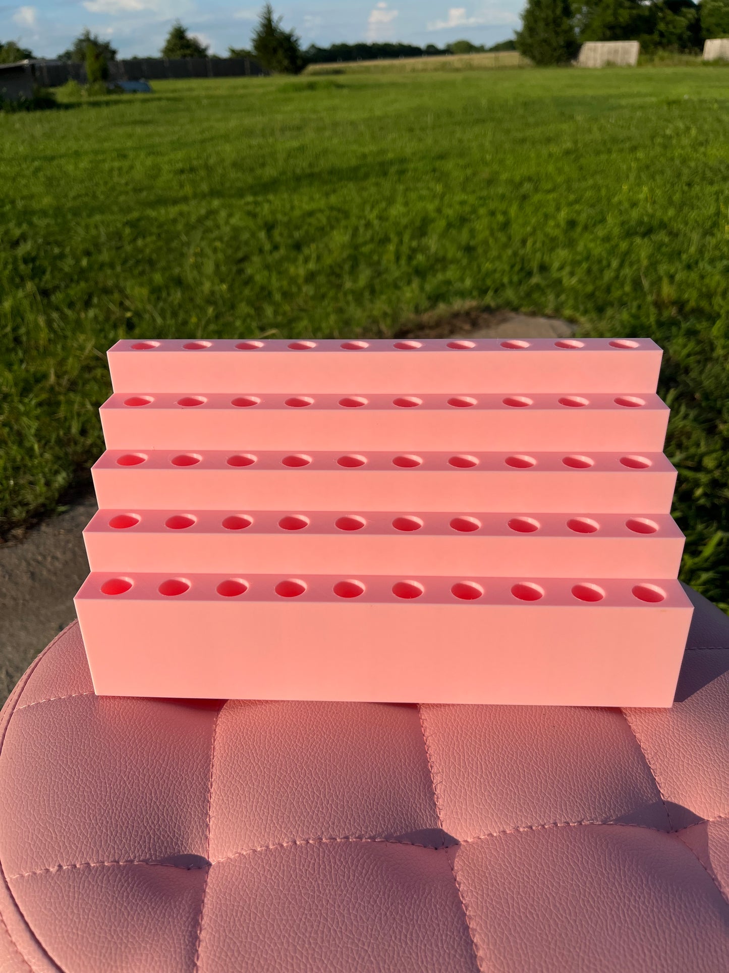 3D Printed Pen Display for Smaller Rhinestone Pens with NO Clay (50 slots)