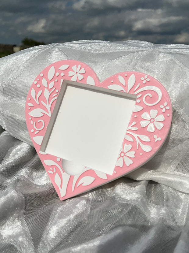 Heart Sticky Notes Holder