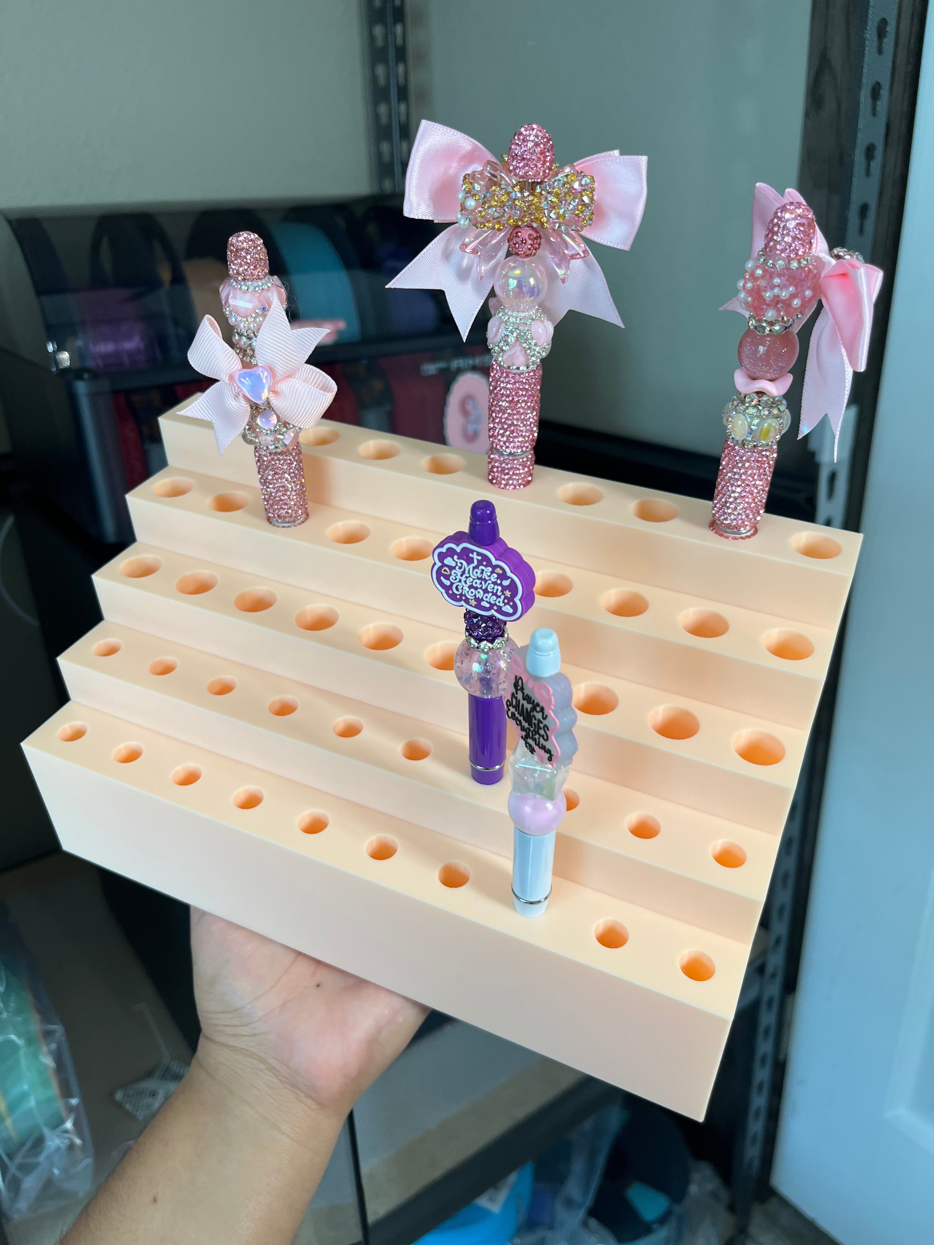 Pen Display for Regular & Rhinestones pens (fits 50 pens)