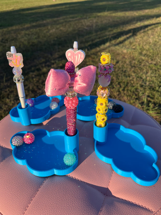*Universal Size Cloud Pen Stand with Tray (21mm)