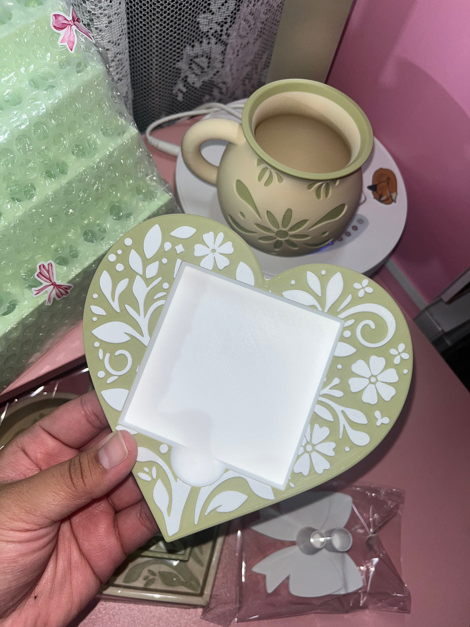Heart Sticky Notes Holder