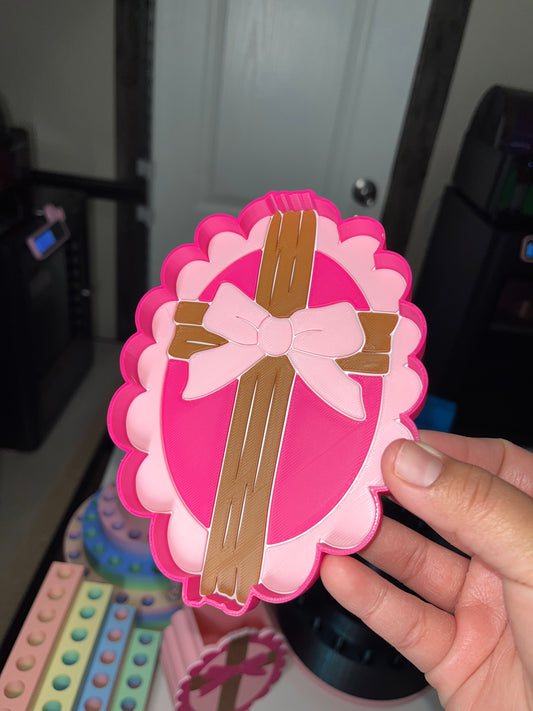 3D Printed Cross Trinket Dish