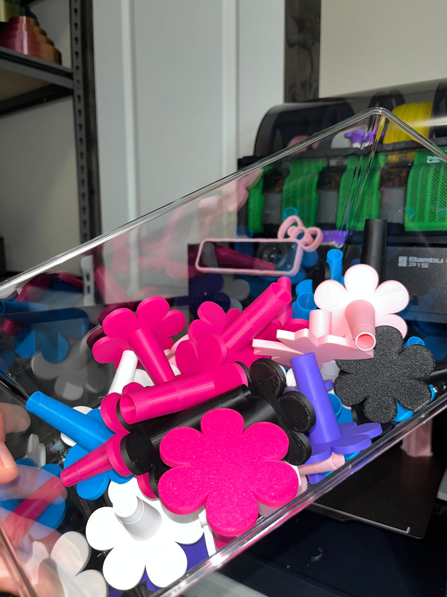 3D Printed Single Pen Holders for Regular & Fancy Pens FLOWER